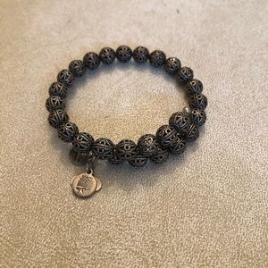Kingston Bead Wrap in silver